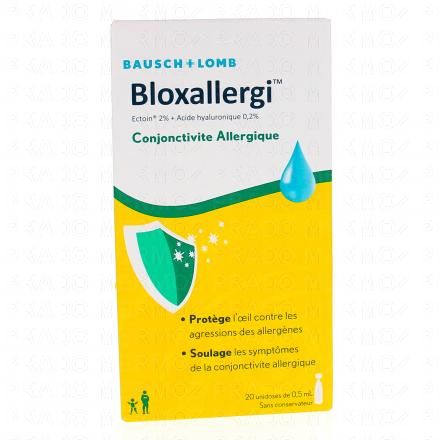 BAUSCH & LOMB Bloxallergi - Solution ophtalmique 20 x 0,5 ml