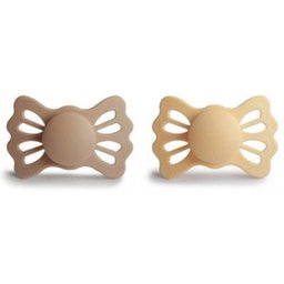Lucky Sucettes Silicone Daffodil & Silky Satin 6-18M 2 Unités