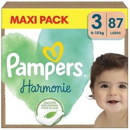 Harmonie Couches Taille 3 6-10kg Mégapack 87uts