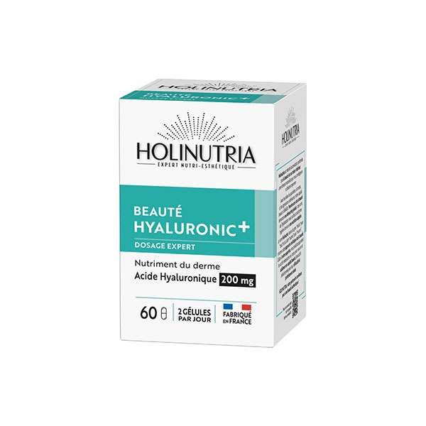 Acide hyaluronique pur, constituant de la peau, 60 gélules végétales