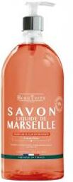 Savon de Marseille Liquide Parfum Fleur d'Oranger 1 L - Flacon-Pompe 1000 ml