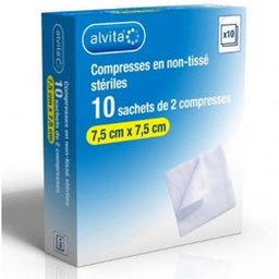 Compr St N Tiss 7.5X7.5 10Sach/2