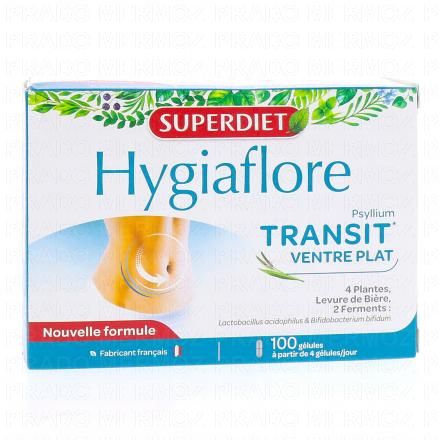 Hygiaflore Transit Ventre Plat 100 Gélules