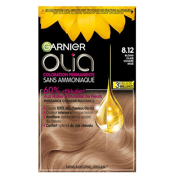 Olia Coloration Permanente Blond Clair Cendré 8.12