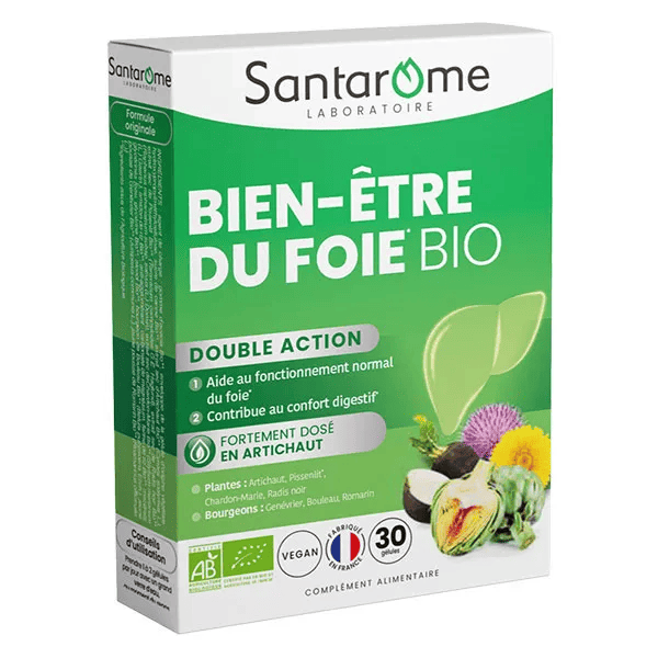 - Bien-Être du Foie Bio - Confort Digestif - 30 gélules