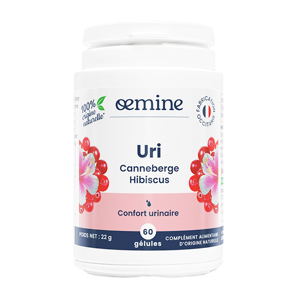 Confort Urinaire Uri Canneberge Hibiscus 60 gélules