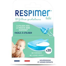 Recharges Mouche Bébé, 20 Filtres Protecteurs, Rhume et Rhynopharyngite
