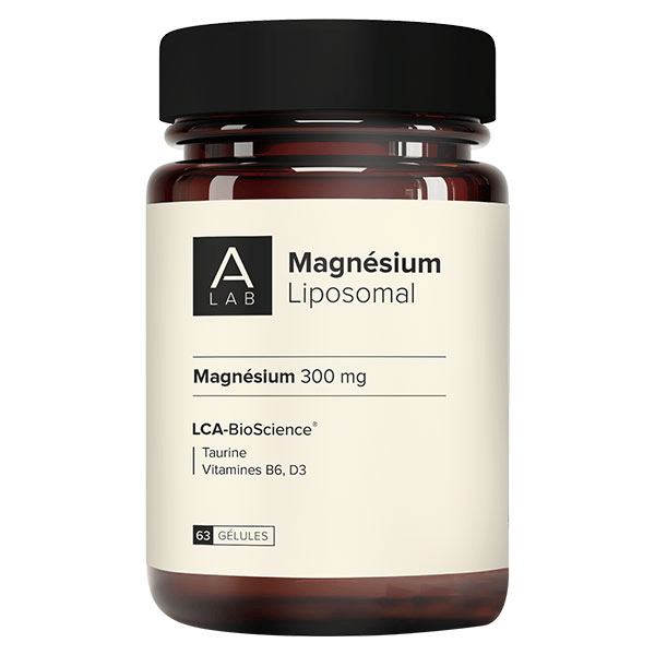 Magnésium Liposomal 300 mg - Stress, Fatigue, Troubles du Sommeil - 63 gélules