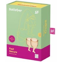 Feel Secure Menstrual Cup Kit Orange 15+20 ml