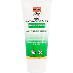 Cinq SUR Cinq Crème Anti-Moustiques Peaux Sensibles - Formule Defensil Plus