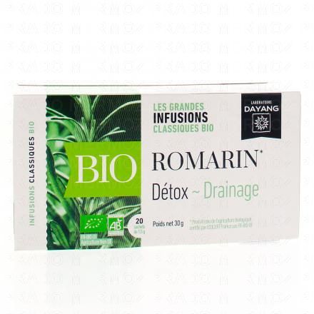Infusion bio romarin 20 sachets