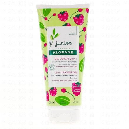 Petit Junior gel douche corps et cheveux parfum framboise tube de 200 ml