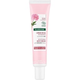 Crème Riche Apaisante à la Pivoine BIO — Peaux sensibles et sèches