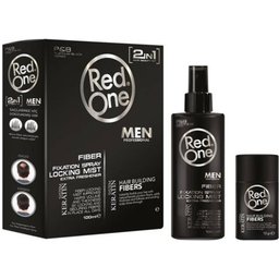 Hair Fiber Topic Set Brown 100ml