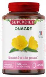 Huile d'Onagre - 200 Capsules - Pot 200 capsules