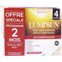 Pack Lumi'Sun Autobronzant 2x30 Gélules