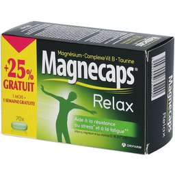 Magnecaps® Relax + 25 % Gratuit