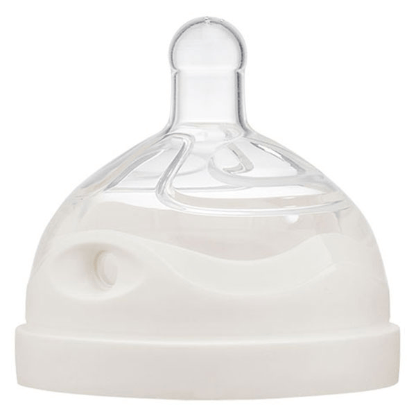 Tétine Biomimétisme Tétine et bague 0+ mois Silicone Débit 1 Lent