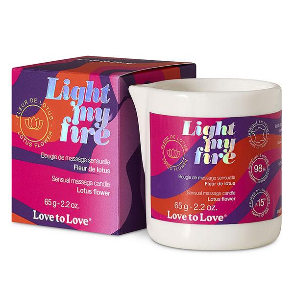 Light My Fire Fleur de Lotus - Bougie de Massage - 65g