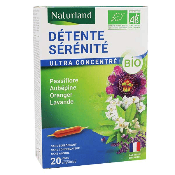 Détente Sérénité Bio 20 ampoules