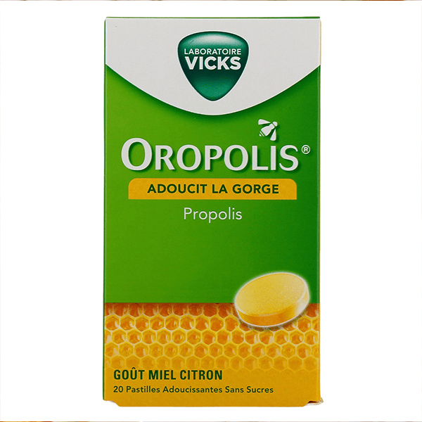 Miel Citron sans Sucre 20 pastilles