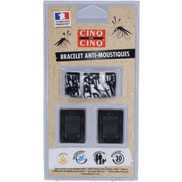 Cinq SUR Cinq Bracelet Anti-Moustiques Graffiti Noir