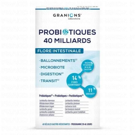 Probiotiques - Flore Intestinale 40 gélules