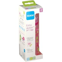 Biberon 2Ème Âge Cercle Rose 330ml