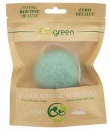Éponge Konjac Aloe Vera Hydratante - Sachet 1 éponge