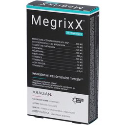 Megrixx® | Magnésium, vitamine D & mélatonine | Charge mentale