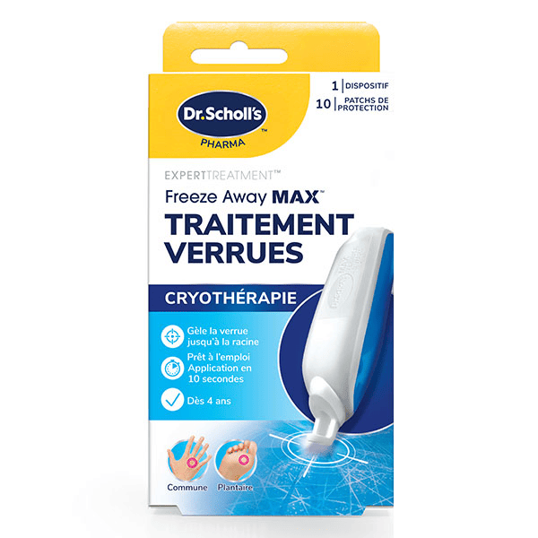 Dr. Scholl's Traitement Verrues - Freeze Away MAX - Cryothérapie