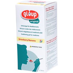 Gloup Gel de déglutition Original pour médicaments goût fraise-banane