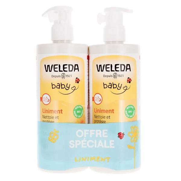 Bébé Calendula Liniment Bio Lot de 2 x 400ml