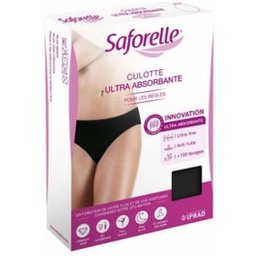 Culotte Ultra Absorbante Noir Taille XL