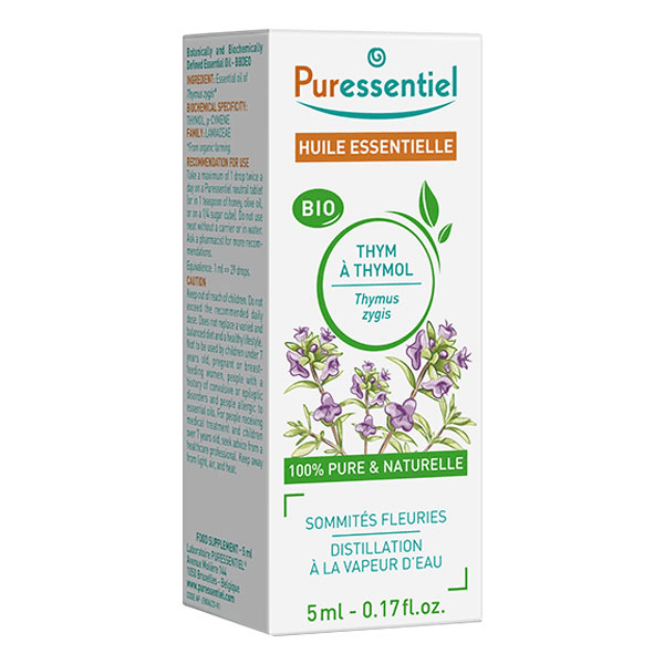 Huile Essentielle Thym à Thymol Bio 5ml