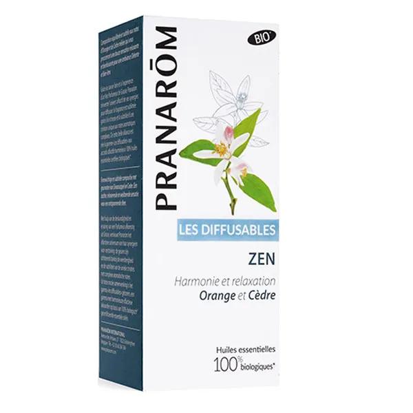 Pranarôm Les Diffusables Mélange d'Huiles Essentielles Zen Bio 30ml