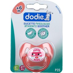 Sucette Physiologique Silicone +6 Mois P35, coloris aléatoire