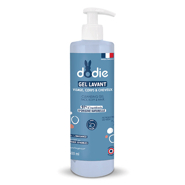 Gel Lavant 3en1 Visage Corps et cheveux Dès la naissance 500ml
