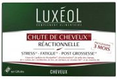 Luxéol Chute de Cheveux Réactionnelle 90 Gélules - Boîte 90 gélules