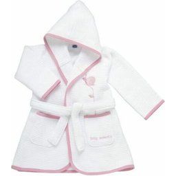 Peignoir de Bain Carré Piquet Rose 0M+ 1ut
