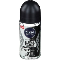 Men Black & White Invisible Original Déodorant Roll-On 48h