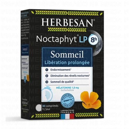 Noctaphyt LP 8h - Sommeil Libération Prolongée x30comprimés