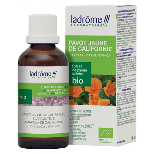 Extraits de Plantes Fraîches Pavot Jaune de Californie Bio 50ml