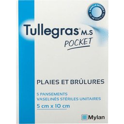 Tullegras M.S Pocket Boite De 5 Pansements De 5 Cm X 10 Cm