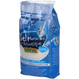 gros sel marin de l'Atlantique non raffiné