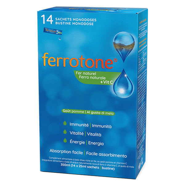 FERROTONE Pomme  - 14 sachets  monodoses