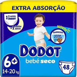 Pañal Bebé Extra Absorción 14-20kg T6+ 48uds