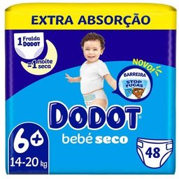 Pañal Bebé Extra Absorción 14-20kg T6+ 48uds