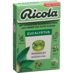 Bonbons à l'eucalyptus sans sucre