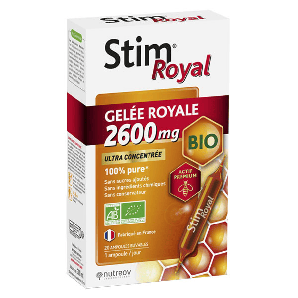 Physcience Stim Royal Gelée Royale 2600mg Bio 20 ampoules
